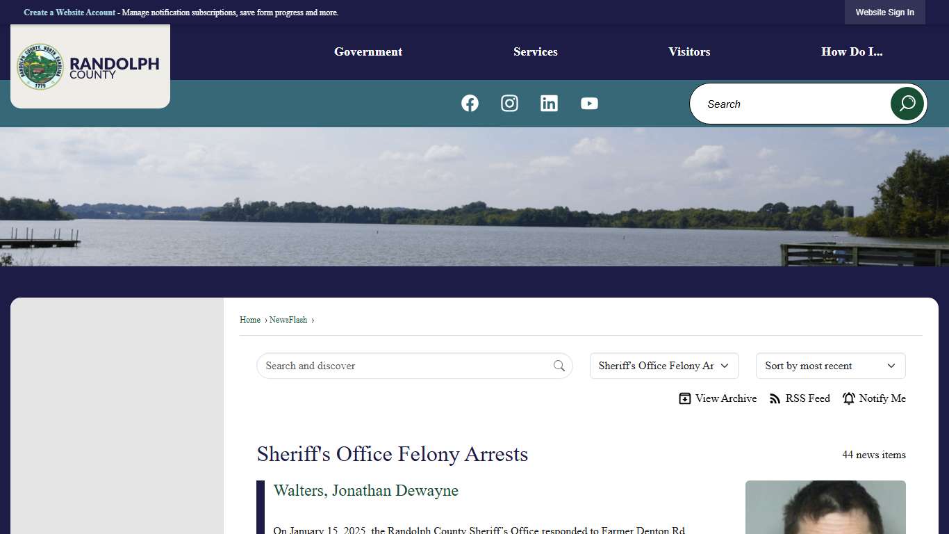 News Flash • Randolph County, NC